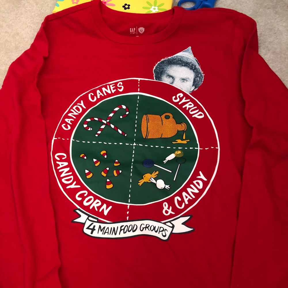 BNWT Gap kids “elf” youth Christmas tee size XXL